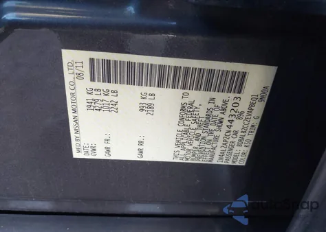2012 Nissan Altima 2.5 S from USA, damaged, VIN 1N4AL2AP2CN443203